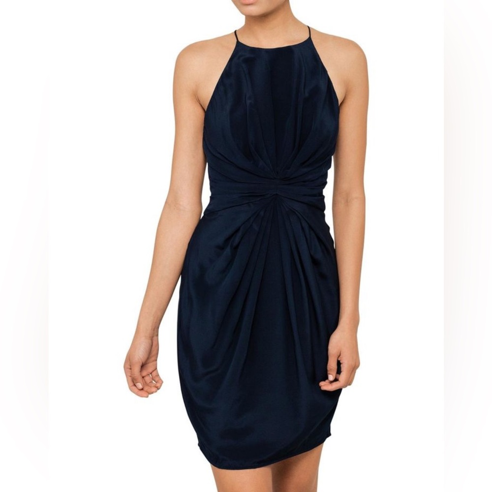 Zimmermann Navy silk dress.